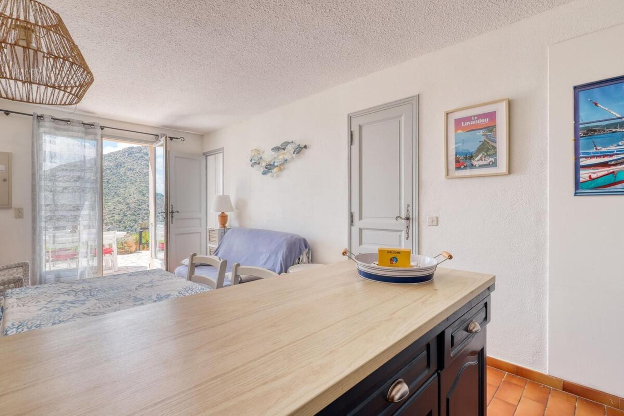 Ferienwohnung Exceptional View In Saint-Clair For 4 People Le Lavandou Exterior foto